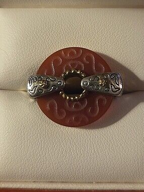 Silpada 925 Carenlian Two Toned Ring
